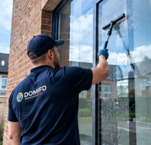 Professional window cleaning service