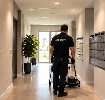 Communal area cleaning service